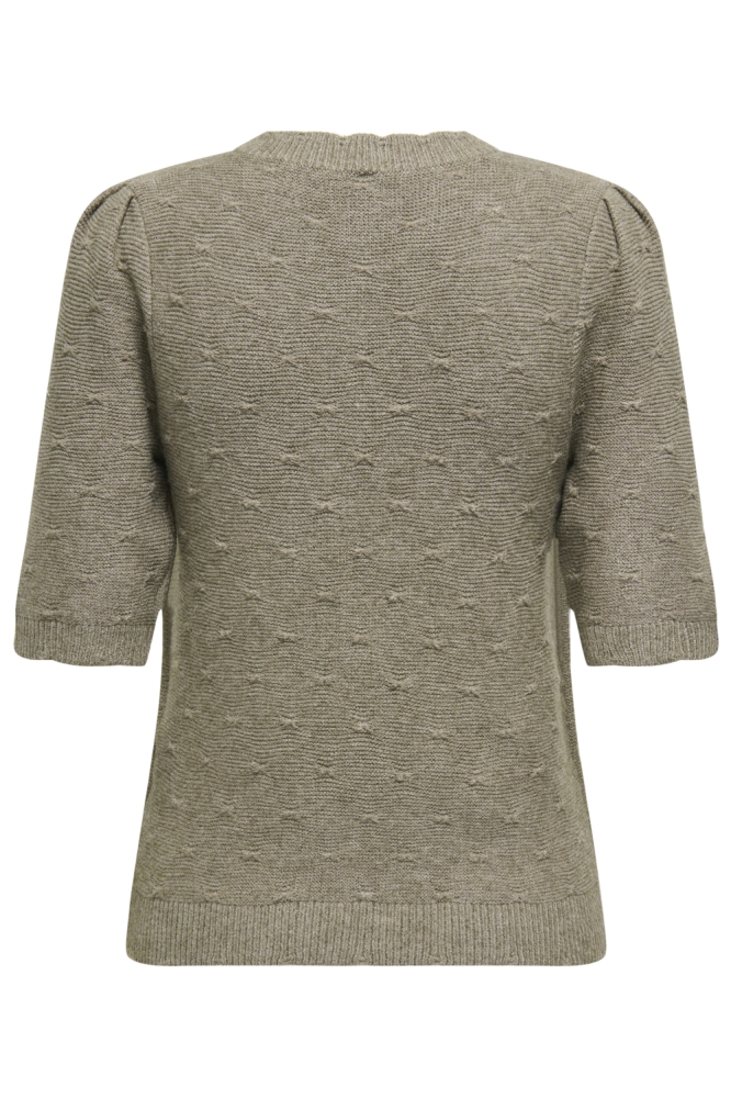 ONLKATIA SS STRUCTURE O-NECK CC KNT 15350776 CUB/MELANGE
